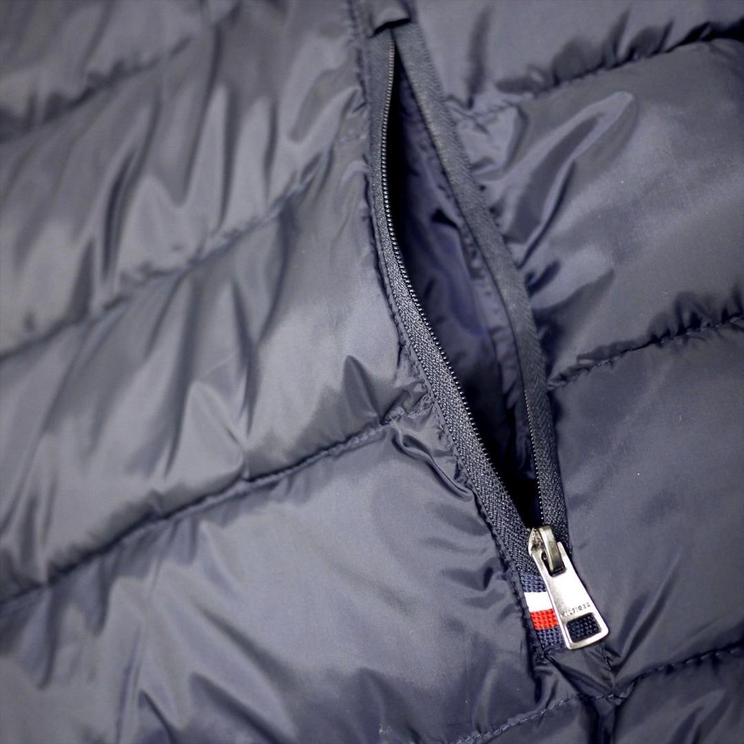 新品 トミーヒルフィガー THPROTECT 軽量 耐水 中綿 ベスト L 紺