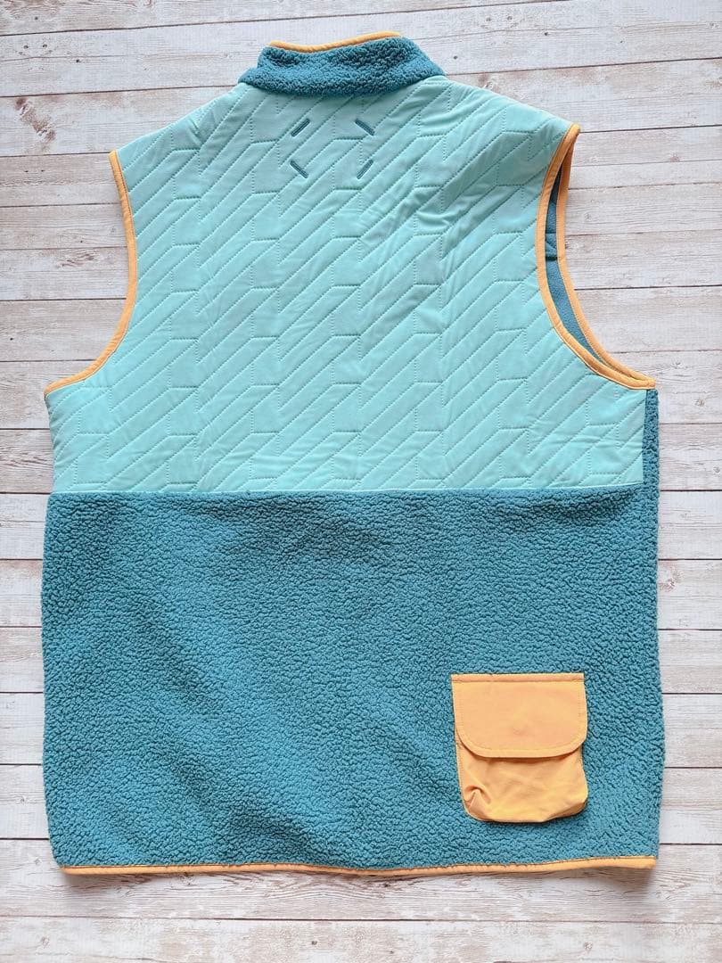 adidas ADICROSS パテッド ボアフリースベスト Lサイズ