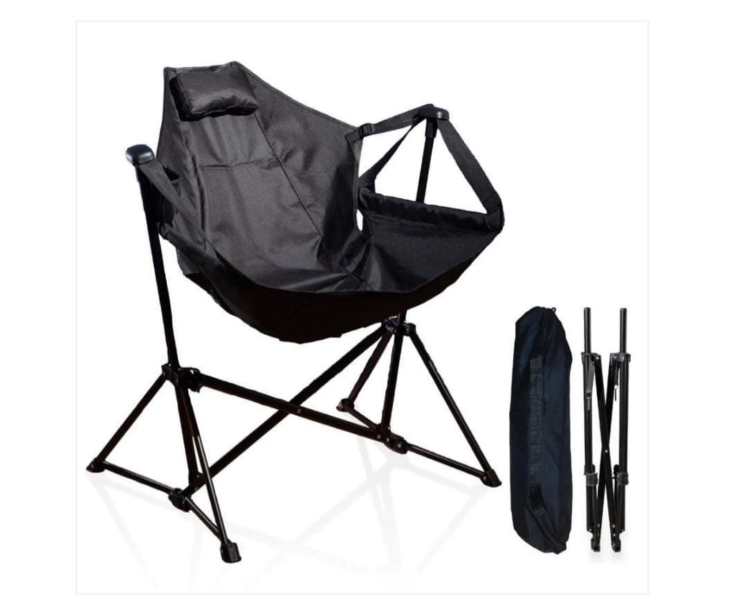 #2625　ハンモックチェア ブラック 0