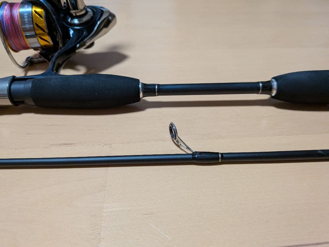 メバリング　アジング　ロッド　リール　ダイワ　レブロス　本体　セット