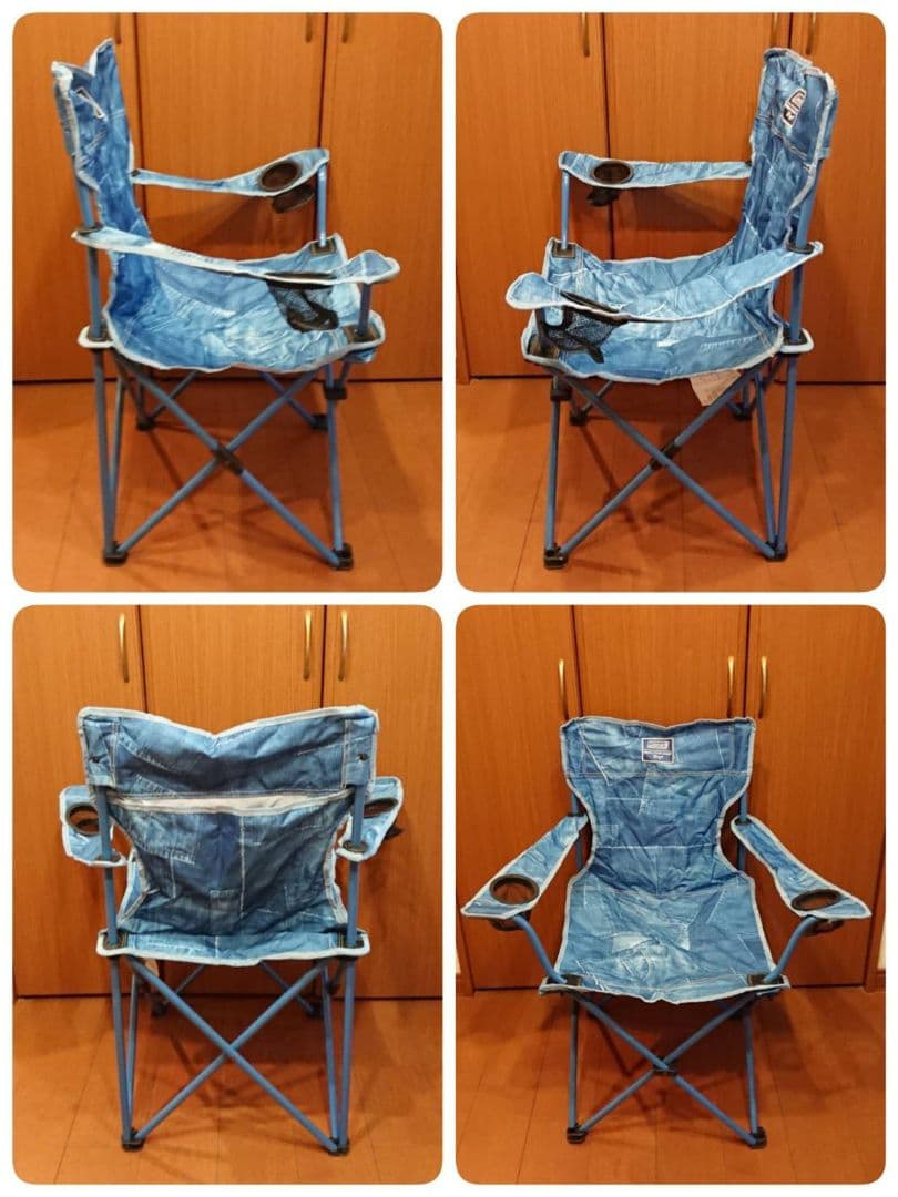 廃盤 稀少 コールマン　Monro(モンロ)アウトドア　チェア カップホルダー付