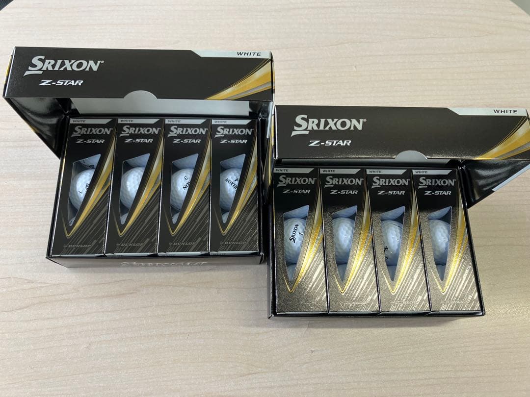 【新品】スリクソン Z-STAR ゴルフボール 2025 ホワイト 2ダース