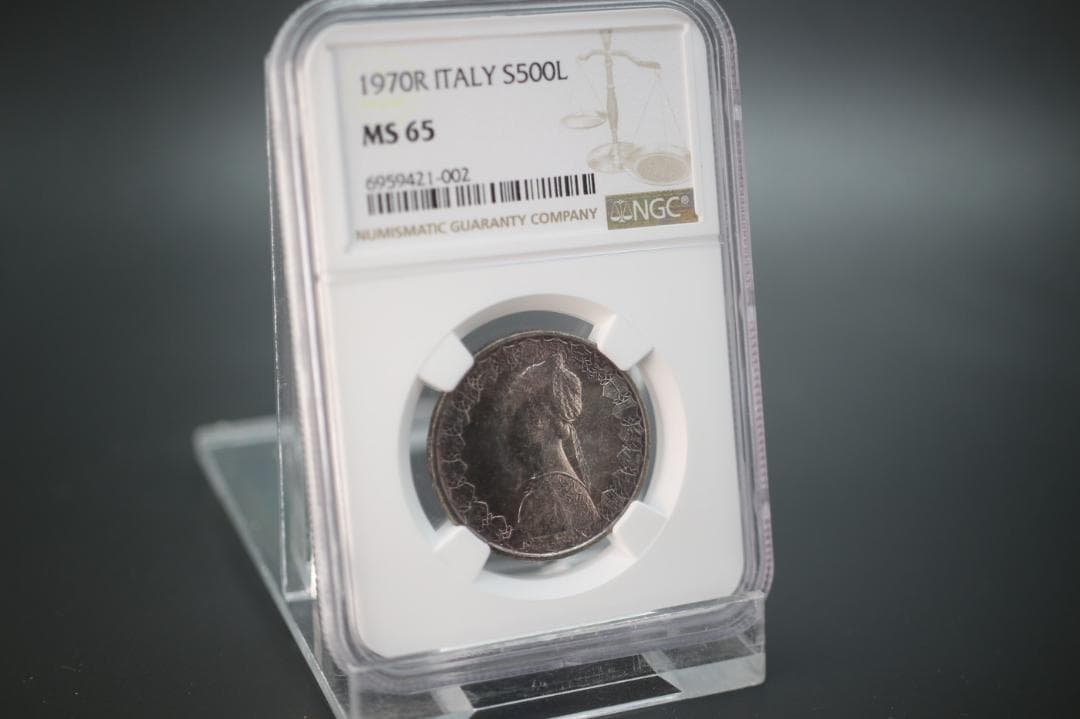 イタリア 1970年 500リラ銀貨 カラヴェル船 銀貨 シルバー