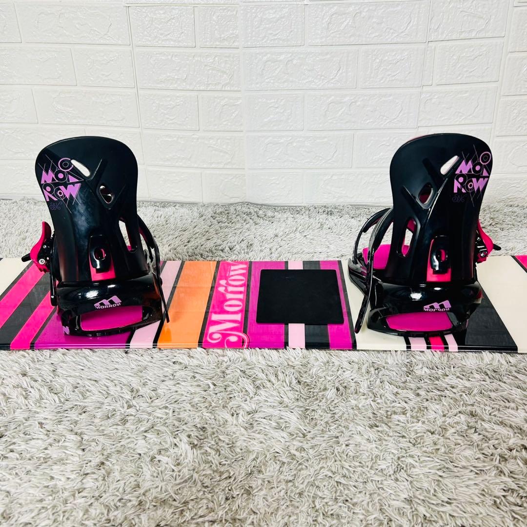 【初心者おすすめ】Morrow レディース スノーボード セット 140cm