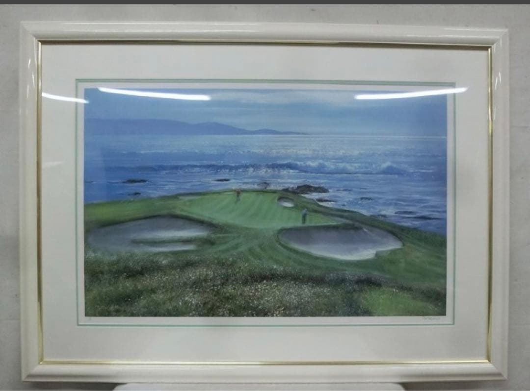 『pebble beach-seventh hole』ピーター・エレンショウ作