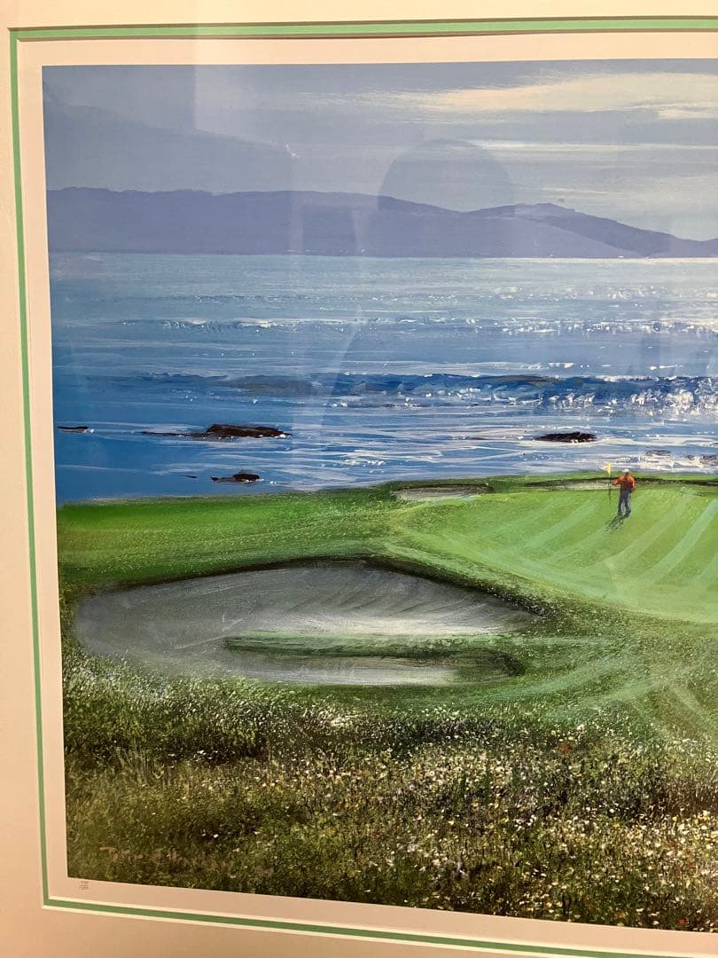 『pebble beach-seventh hole』ピーター・エレンショウ作