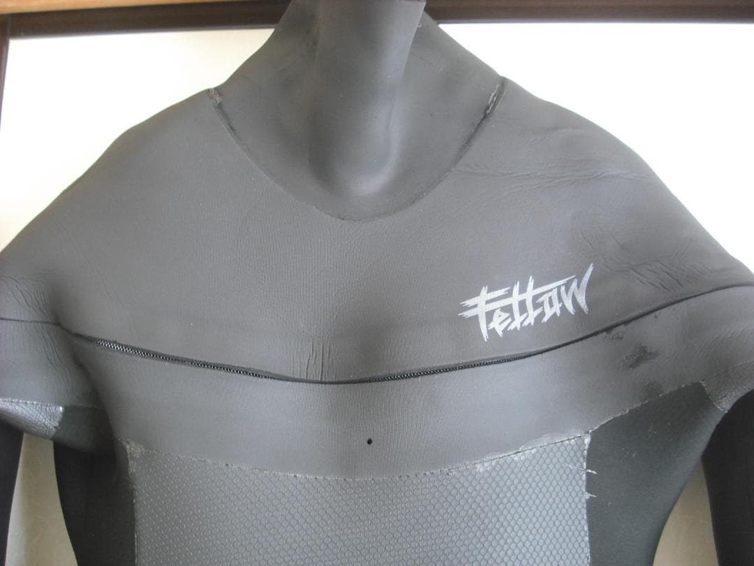 【程度良好・オマケつき】FELLOW　極暖セミドライウエットスーツ　M　5ｘ3