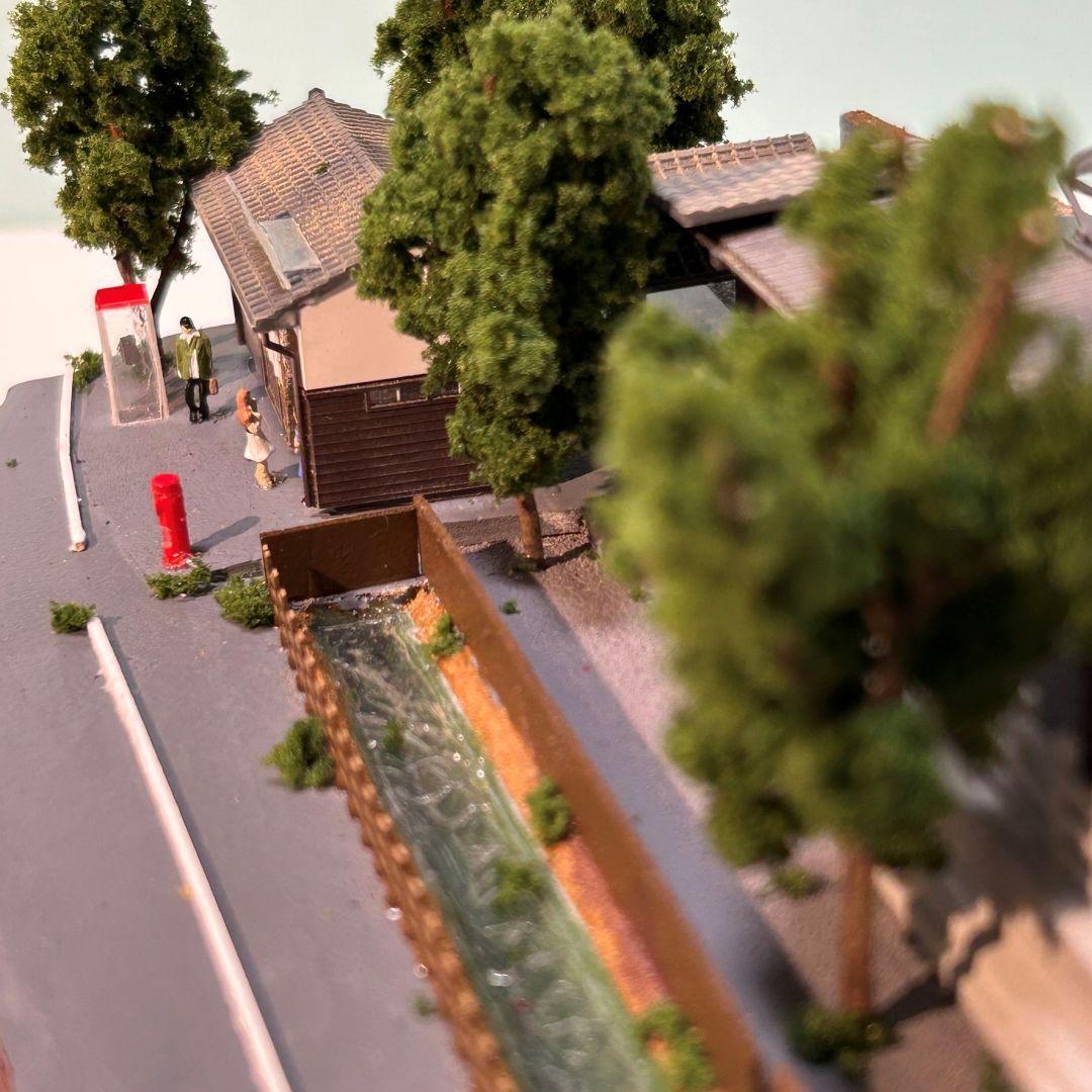 江ノ電 江の島 極楽寺駅 鉄道ジオラマ　Nゲージ 展示台