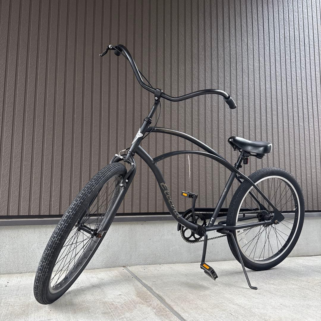 エレクトラ　マットブラック　ビーチクルーザー　26インチ