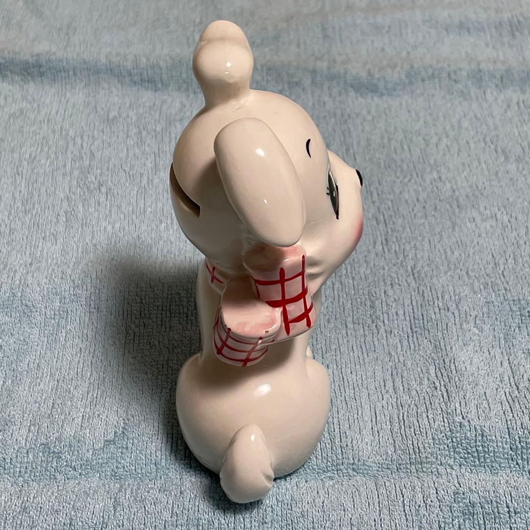 希少　内藤ルネDesign 「陶器」 犬貯金箱　当時物　年代物　ヴィンテージ