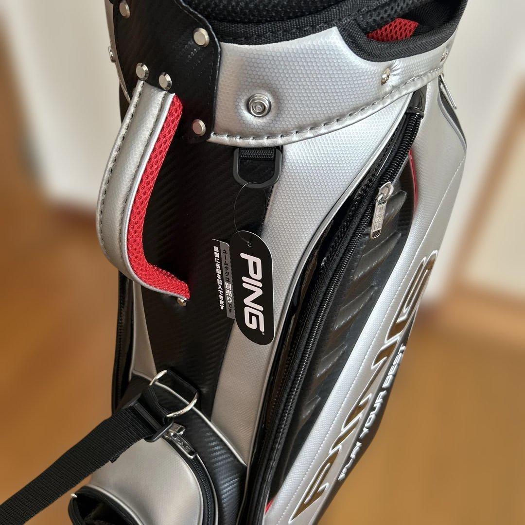 PINGキャディーバッグ　シルバー　CB-U2505 エクストラライト　新品