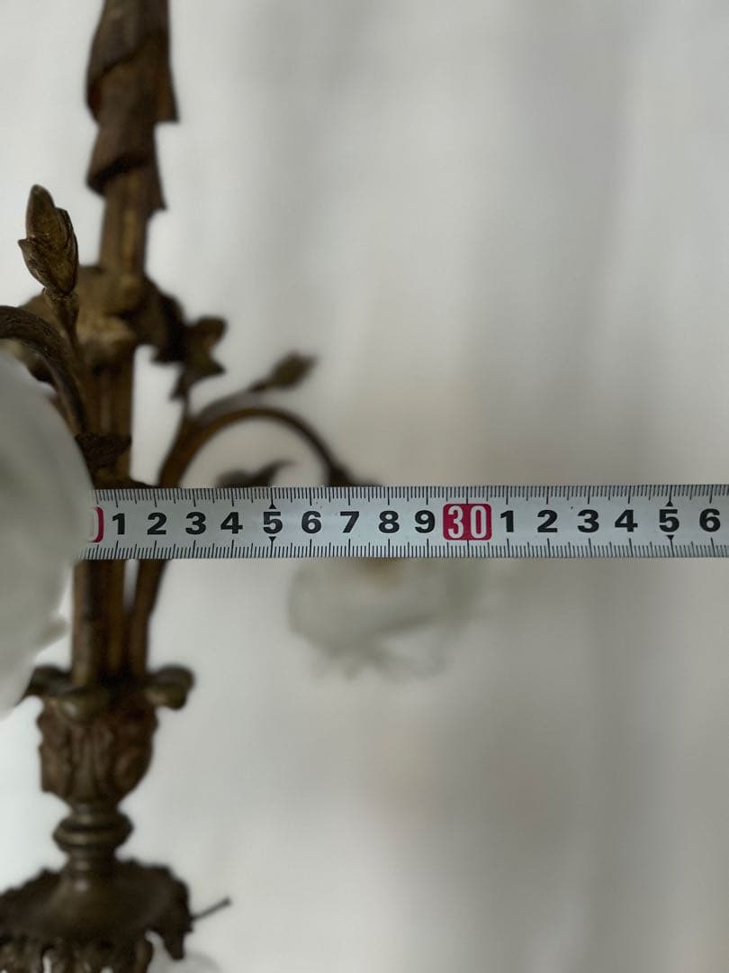 フランスアンティーク ローズリボンランプ