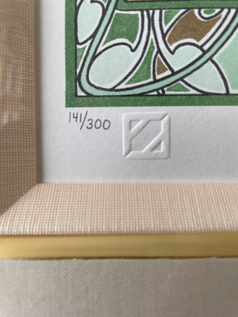 ミュシャ 四季 夏 1900 Var.5 リトグラフ