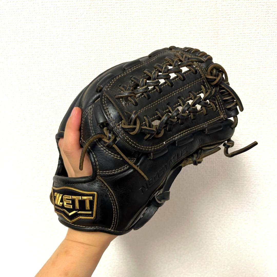 697 ZETT ネオステイタス 型抜群 即戦力 軟式 内野手用グローブ