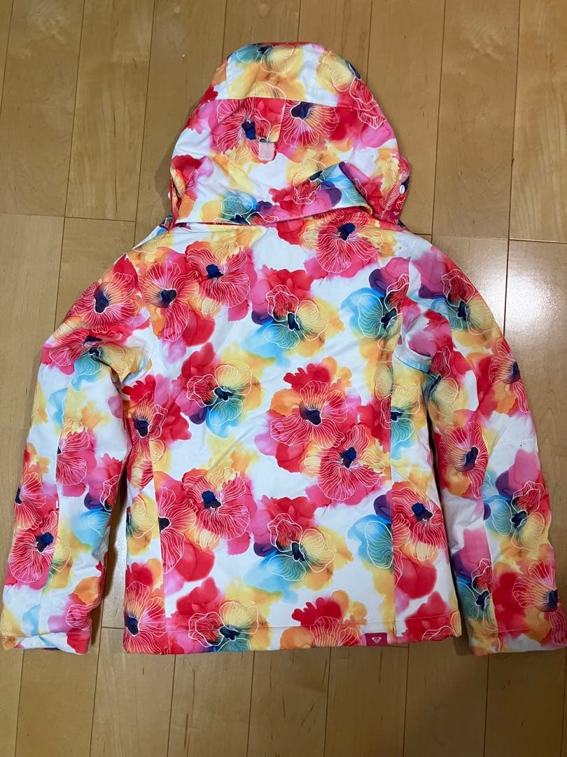 ROXY キッズ スノーウェア上下セット 130cm-140cm※グローブ付