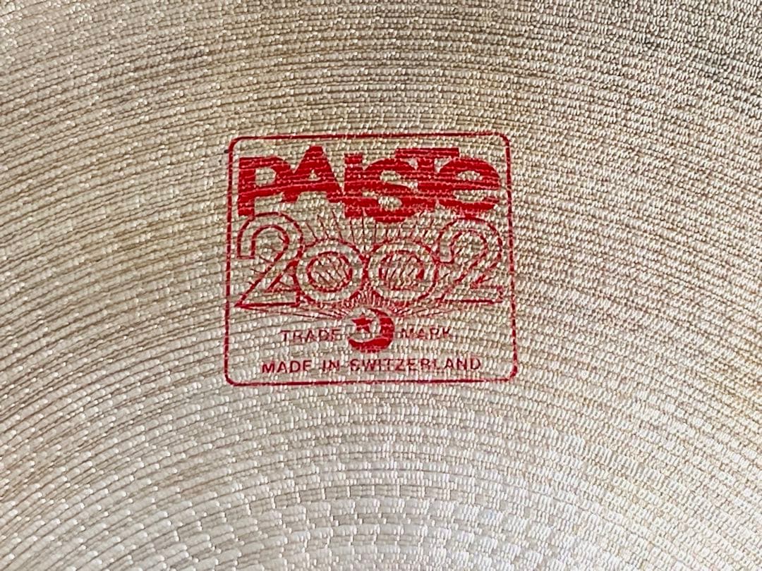 【希少】値下】Paiste 2002 Full Crash 16\" フルクラッシ