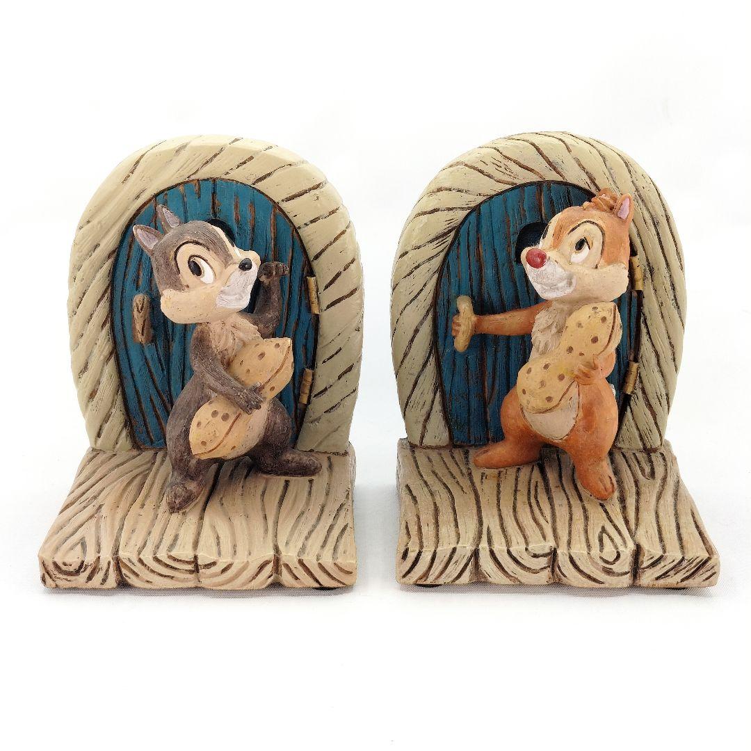 セトクラフト チップとデール ブックエンド ブックスタンド レトロ調