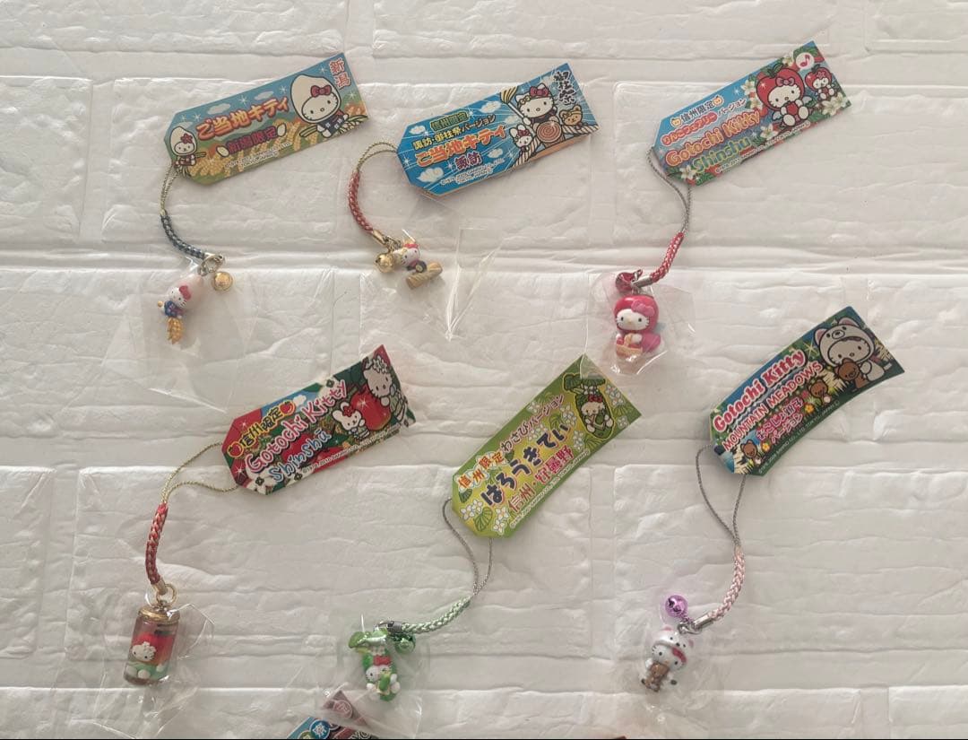 ハローキティ ご当地キティストラップ 9個セット（バラ売り不可） 信州限定セット