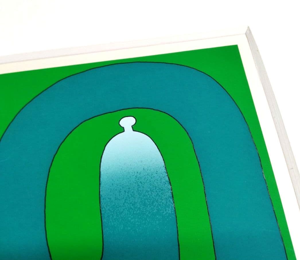 ☆ 元永定正 シルクスクリーン ぐり―んのの