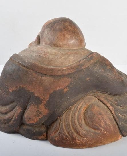 民芸土人形　色絵　布袋像　置物