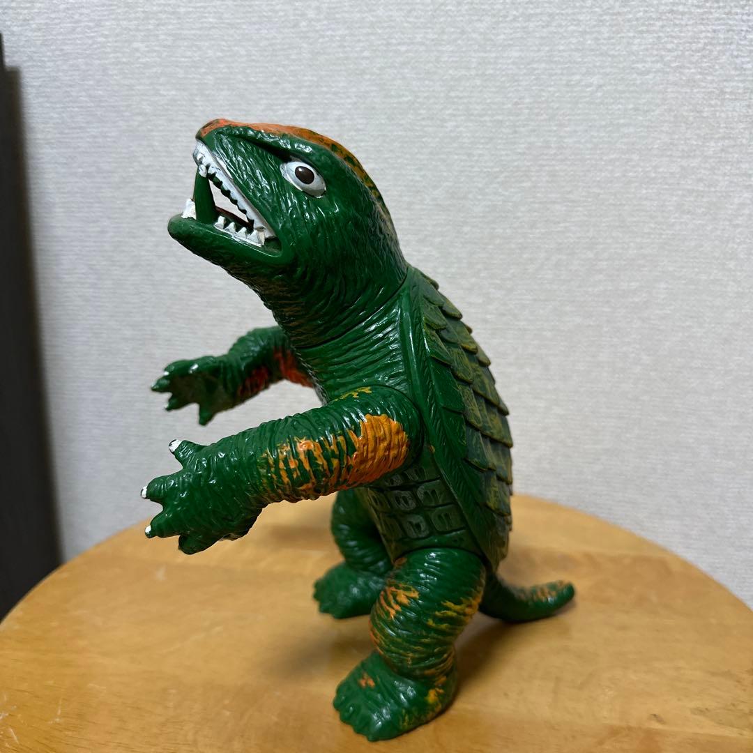 大怪獣ガメラ　大映　 怪獣ソフビ　当時物　1970年代　マルサン　レトロソフビ