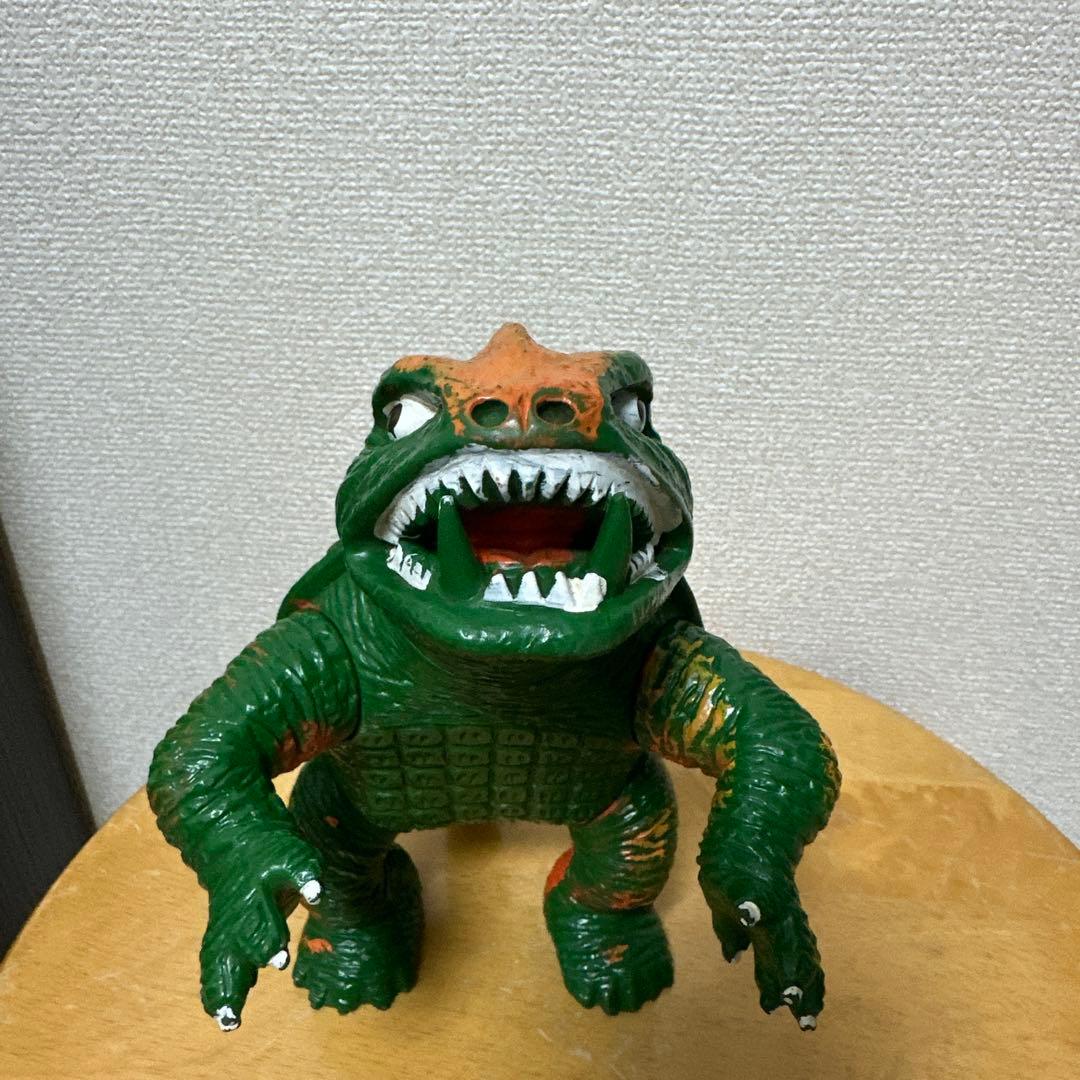 大怪獣ガメラ　大映　 怪獣ソフビ　当時物　1970年代　マルサン　レトロソフビ