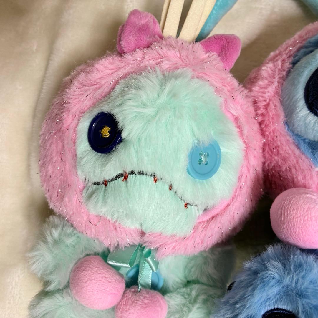 【即日発送】スティッチ＆スクランプ ぬいぐるみ GLOSSY FRUITS