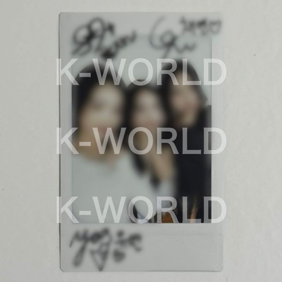 【希少】tripleSユニット 直筆サイン ポラロイド チェヨン ユヨン スミン