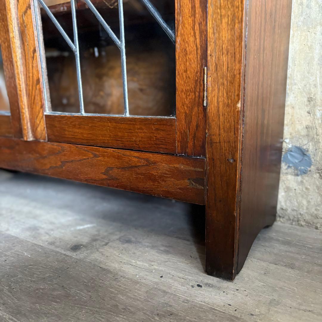 英国アンティーク　ブックラック　キャビネット　本棚　イギリス　ヴィンテージ