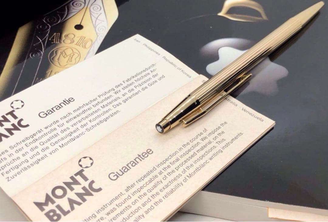 モンブラン　★金運を引き寄せる総金張りノブレス価値ある初期型歴史的名品1947②