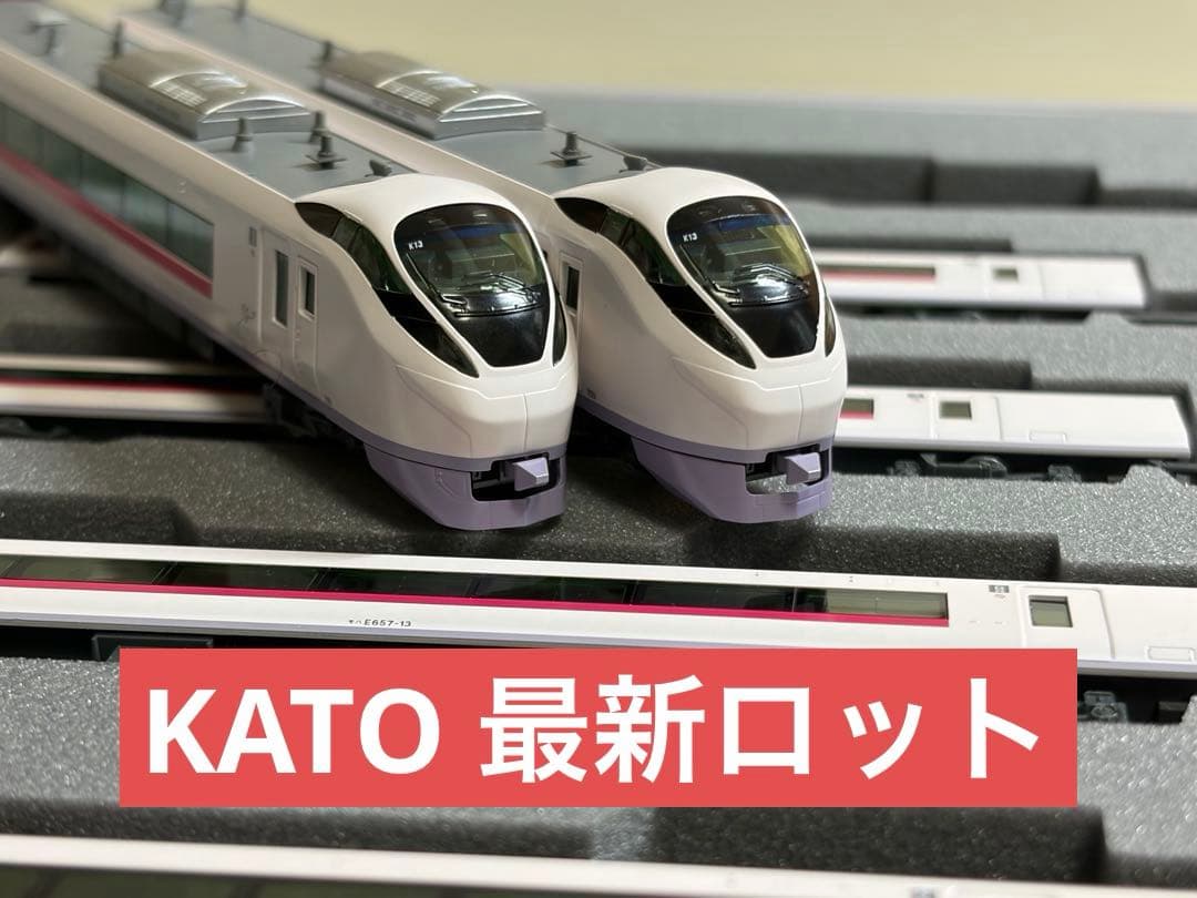 鉄道模型　Nゲージ　KATO 10-1639 E657系　ひたち　ときわ　10両