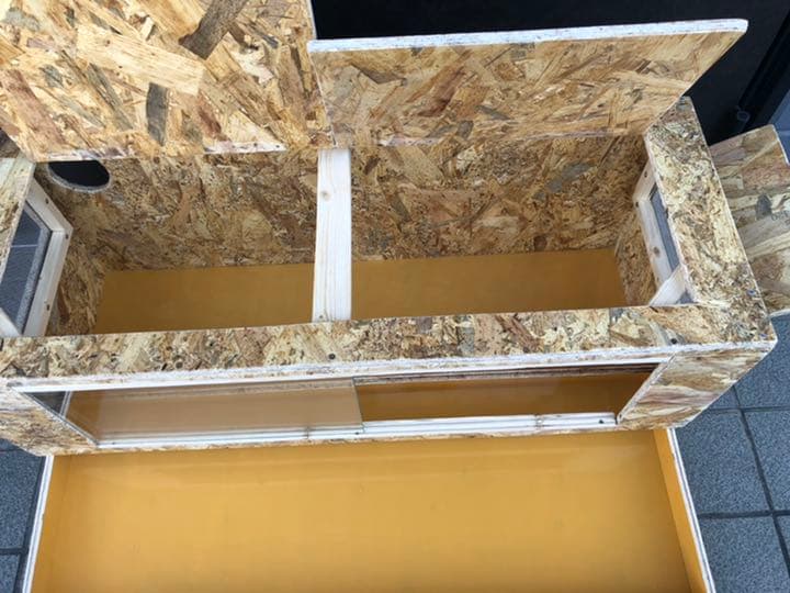 ★爬虫類木製ゲージ★　※引出し付き・スライドガラス