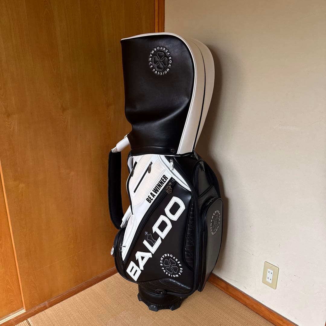 BALDO キャディバッグ 黒/白