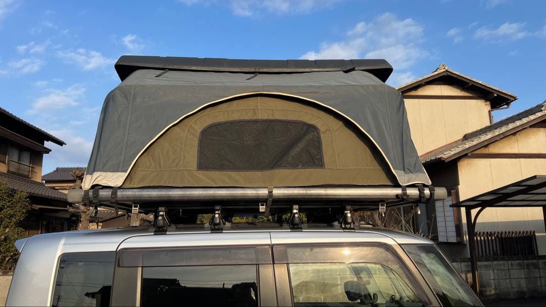 電動　ルーフテント