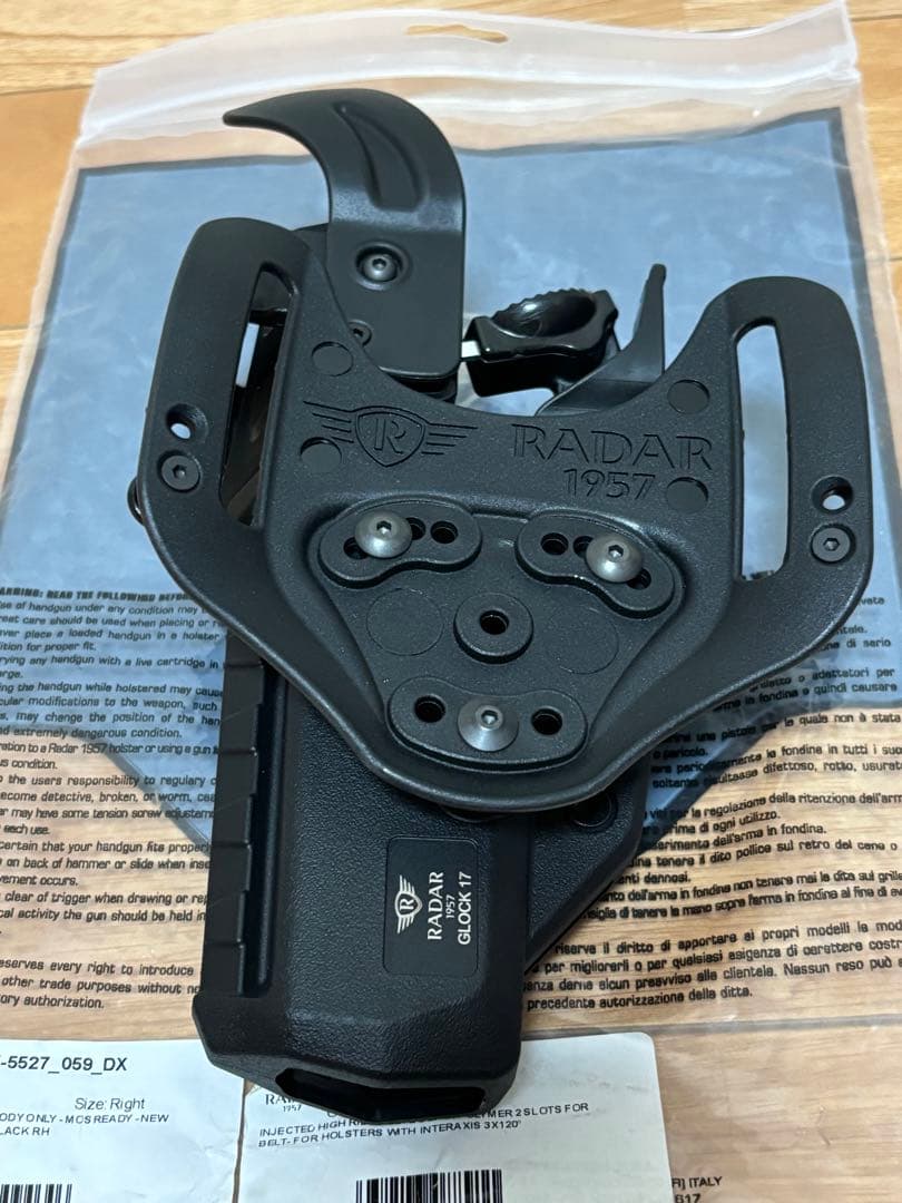 実物 RADAR 2 fast extreme グロック17 ホルスター 現行品