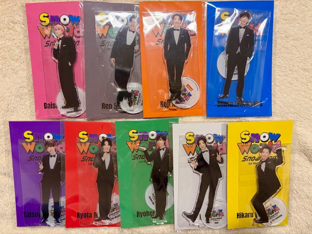  World アクスタ 国立 Man セット