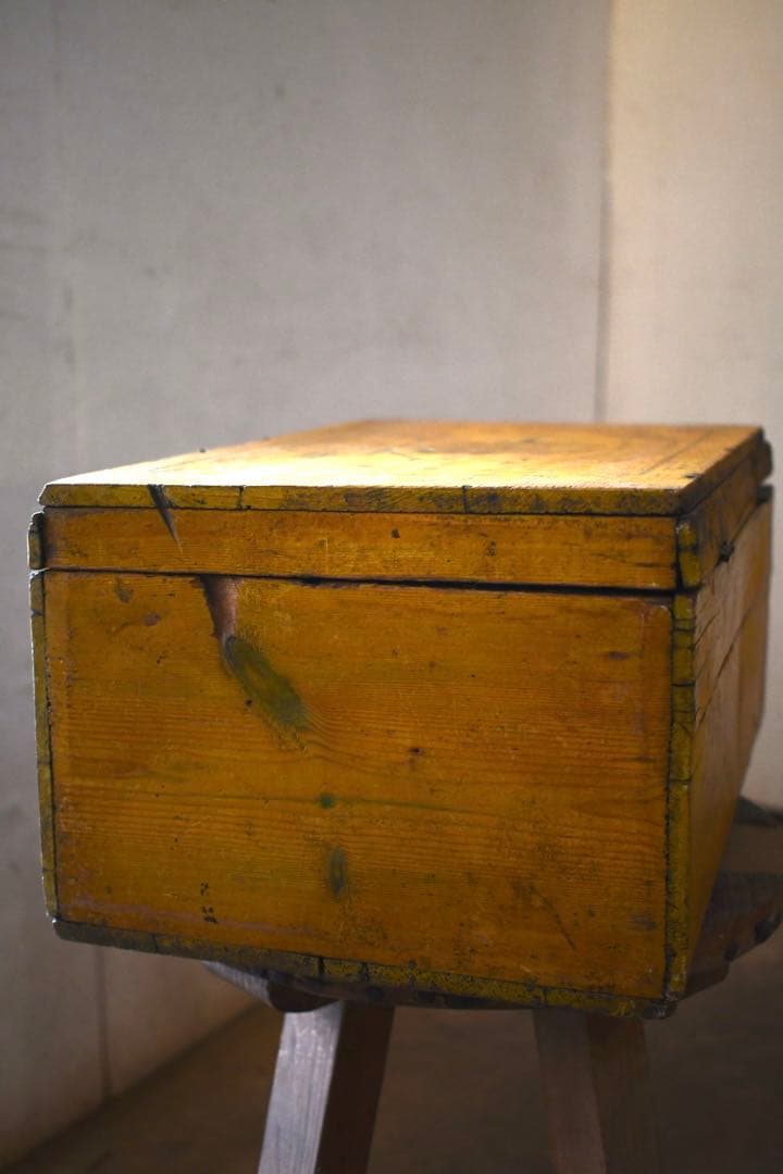 フランス　アンティーク　木箱　vintage ブロカント　1880年　襤褸