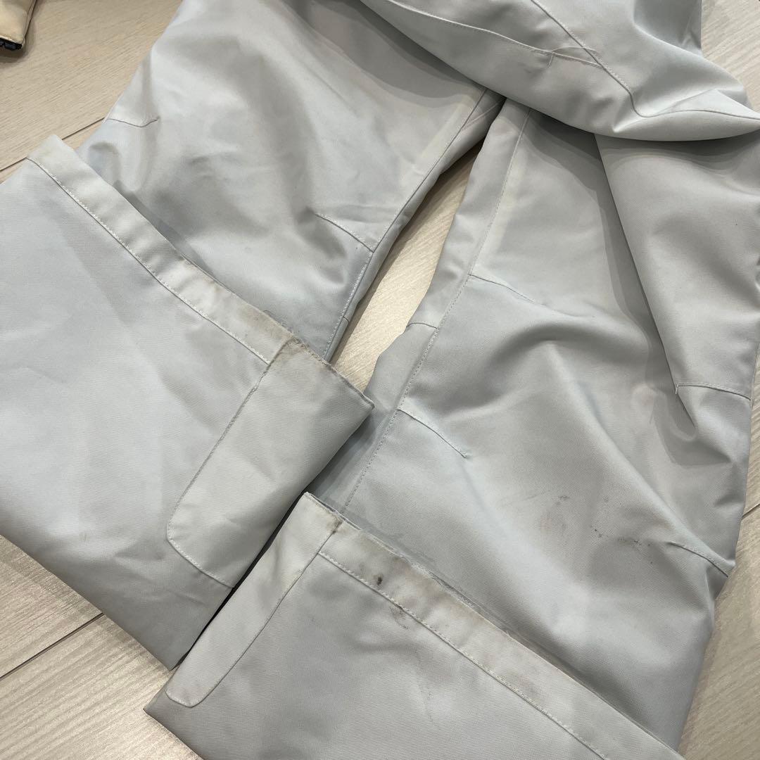 160 エアボーン　スノーボード・スキーウェアセット　白ホワイト調節アジャスター