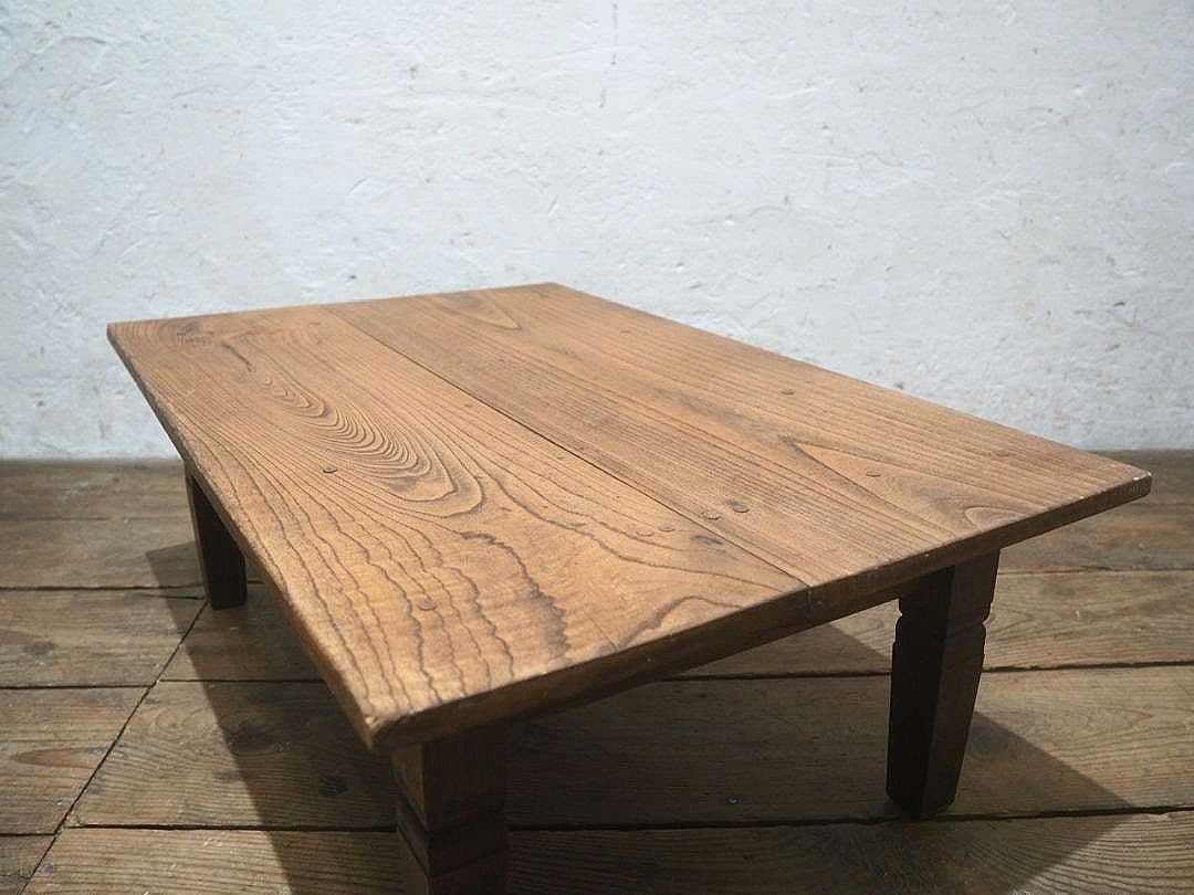 1381 レトロなローテーブル　文机　陳列台　展示台　テレビ台　アンティーク