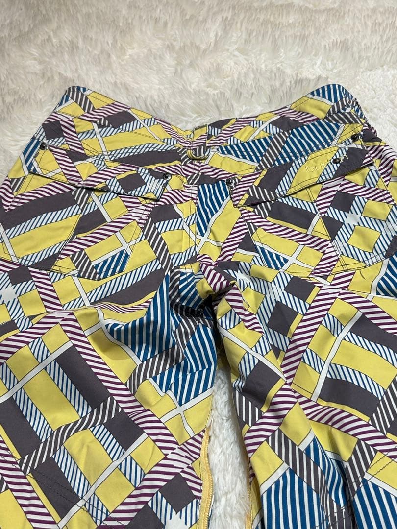【美品】BURTON バートン スノーボードウェア パンツ チェック柄 メンズL