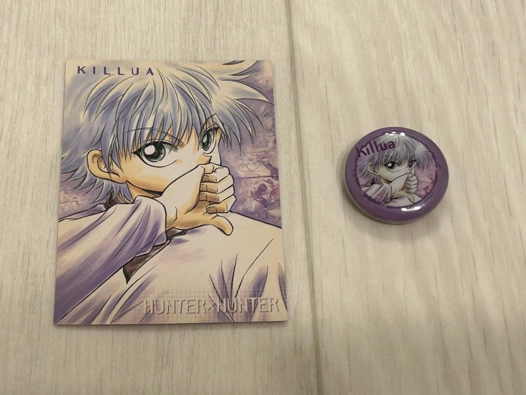 【稀少】旧HUNTER×HUNTER キルア 缶バッチコレクション