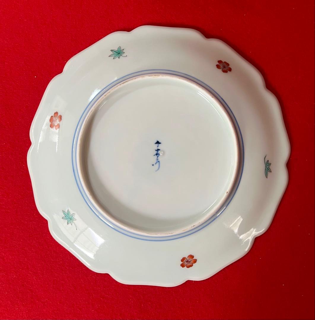 古美術 今右衛門作 人物 風景 飾り皿　木箱付き コレクション 骨董品