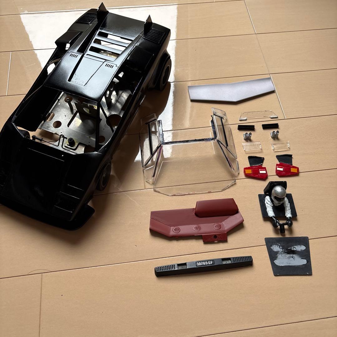 タミヤラジコン　カウンタック　ビンテージ　サーボ、受信機　無断変速付き　ジャンク