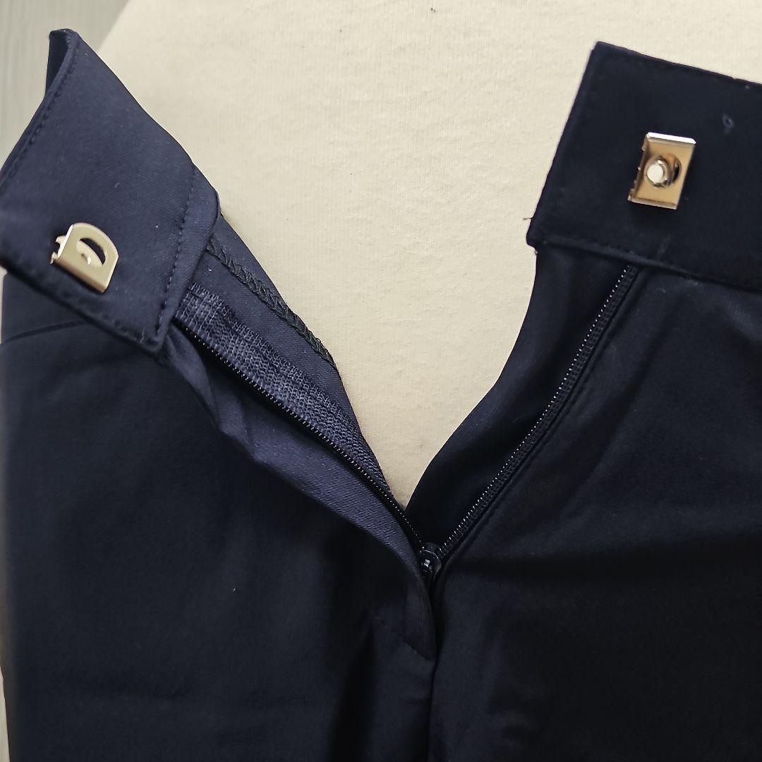 ネイビー フレアパンツ レディース