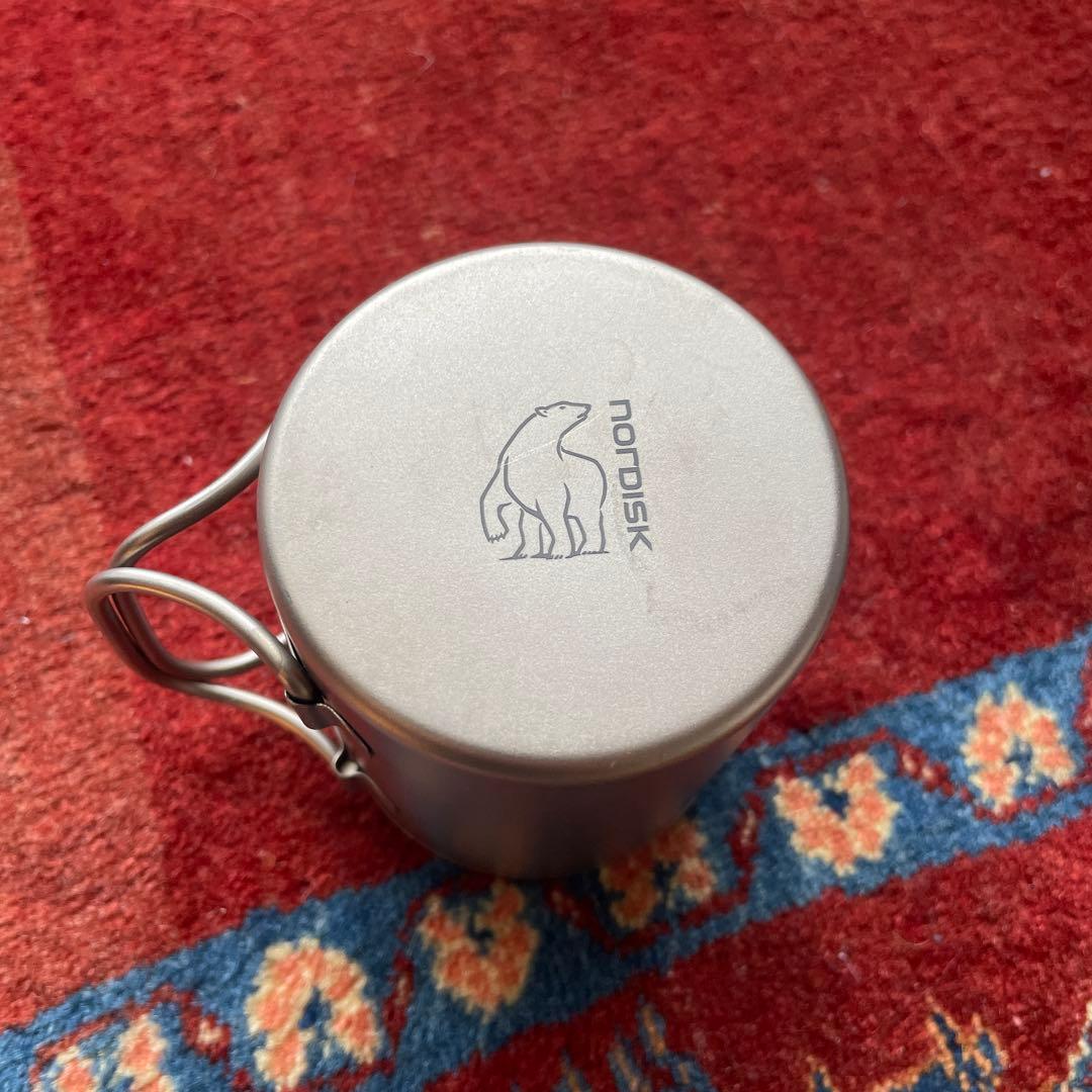 激レア 取手付きnordisk チタン ダブルウォールマグ 220ml