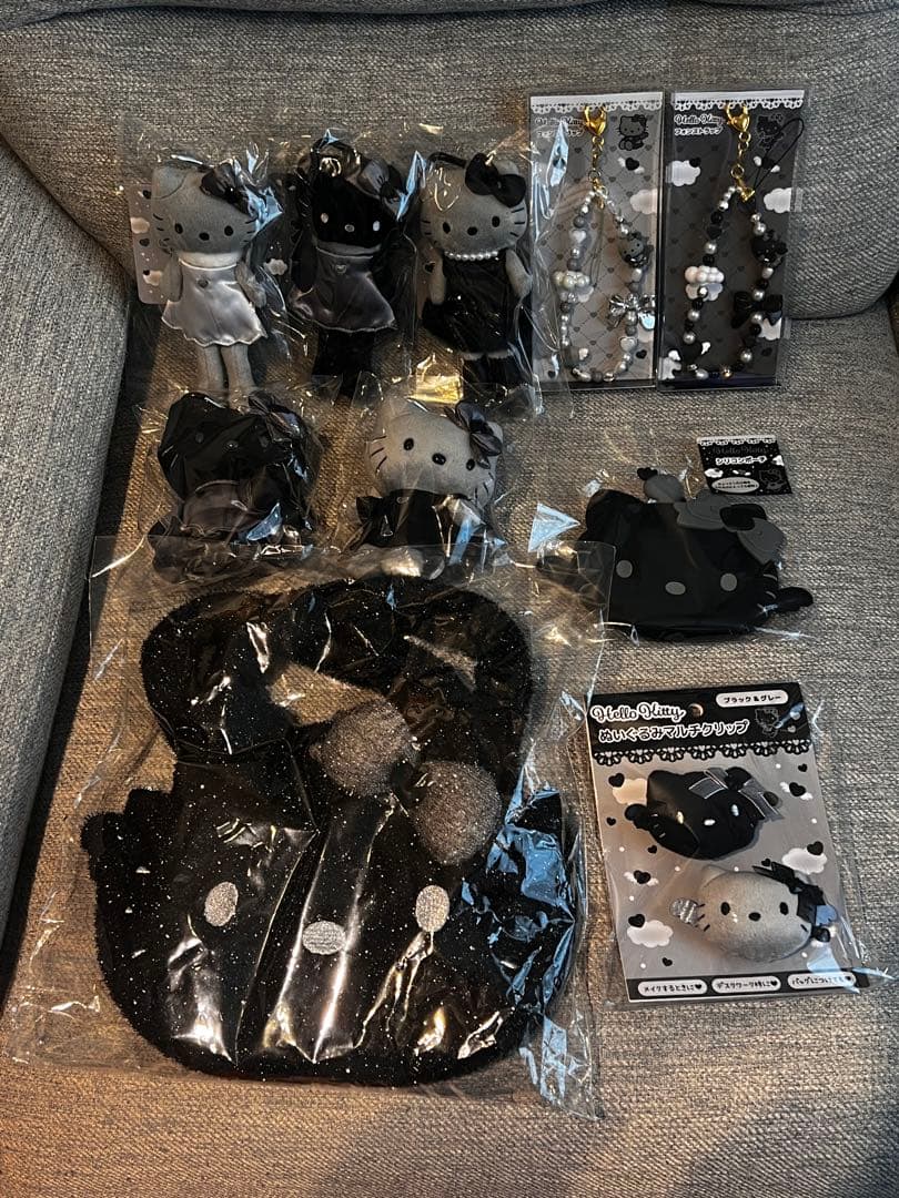 ハローキティ ブラック エンジェル コレクション 10点セット
