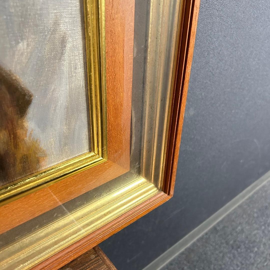 菅沼金六「プラチナムブロンド」油絵 油彩画 直筆サイン入り F10 女性像