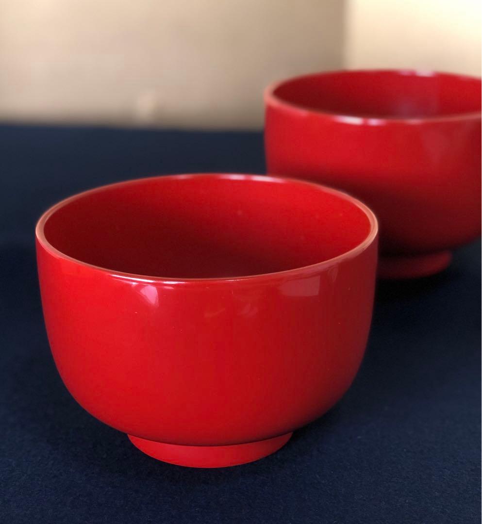 割引❗️《R》輪島塗 粥椀2客 輪島塗本店造 塗師 哲舟 共箱251014い2