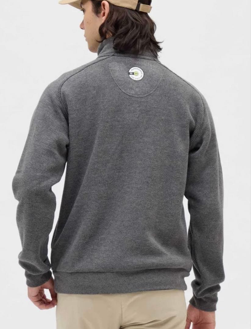 MUNSINGWEAR グレー フルジップ セーター L