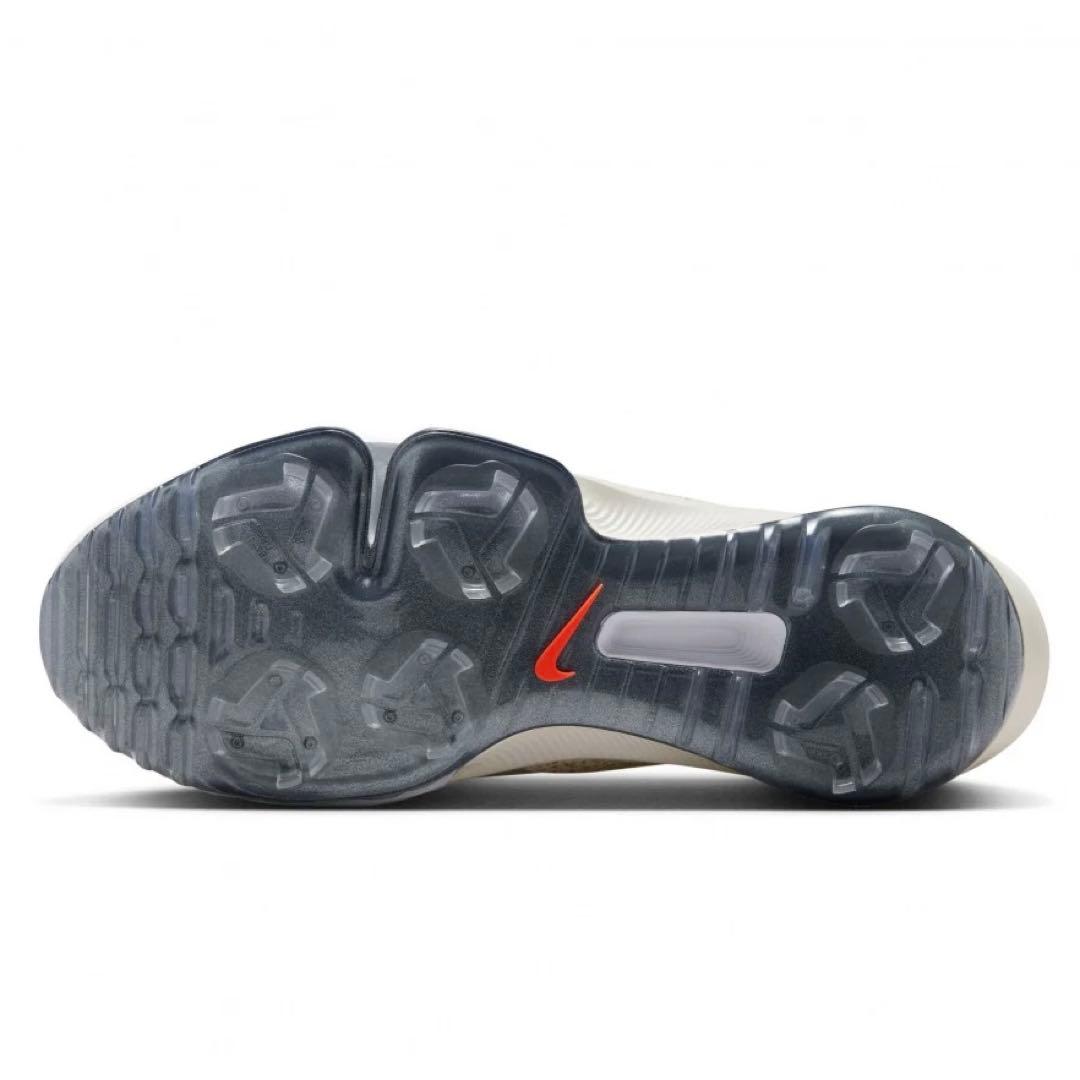 ナイキ 27.5 インフィニティツアー レザー 白 ゴルフ シューズ スパイク